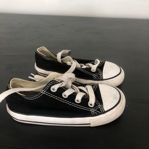 Black Converse for toddlers